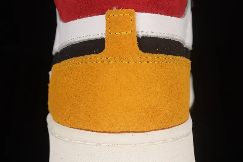 All categories Air Jordan Jordan series basketball shoes Air Jordan 1 High Air Jordan 1 Zoom CMFT AJ1 Joe 1 white, yellow and red color matching CT0978-016